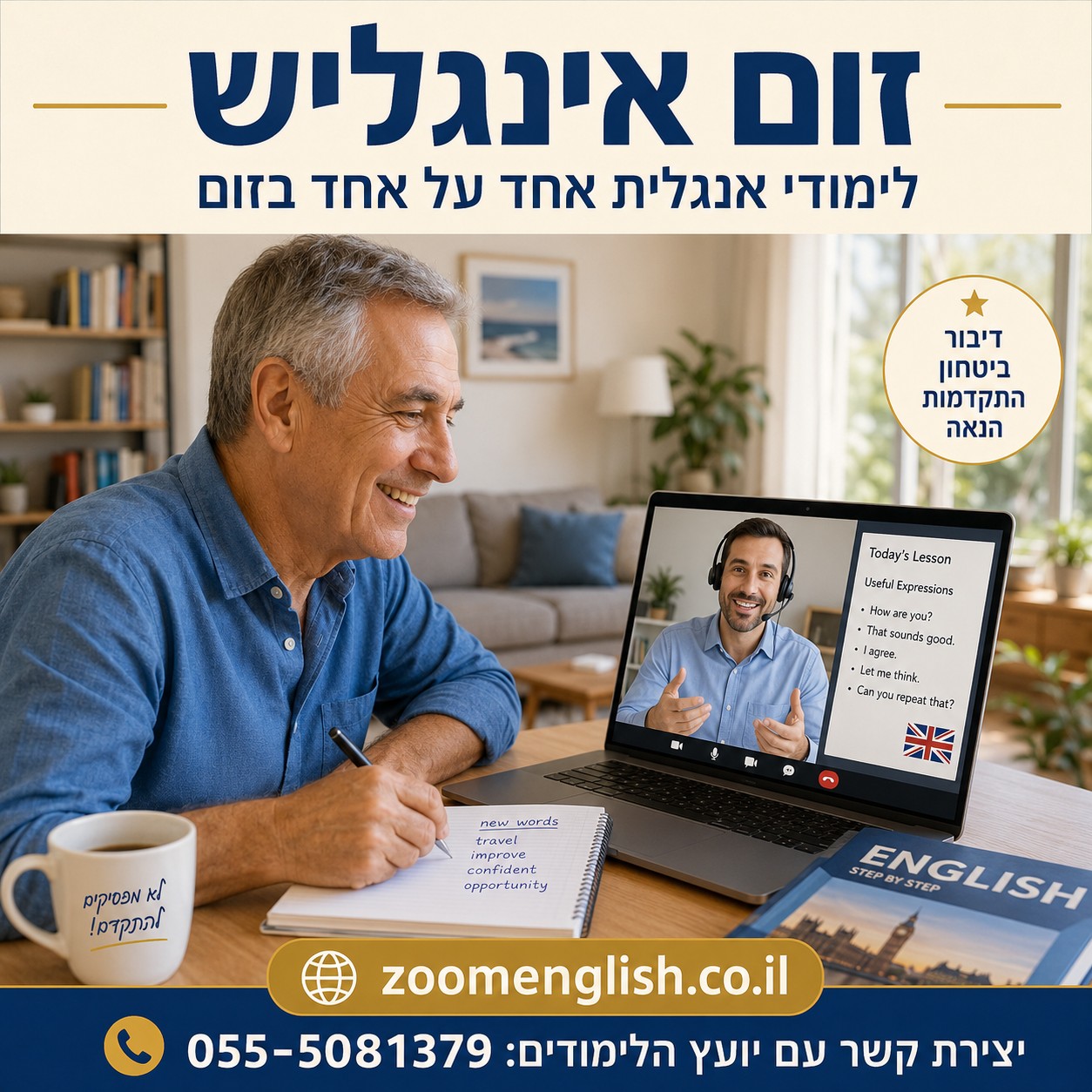 500 מילים ומשפטים באנגלית לעבודה בחברה בינלאומית עם דוגמאות
