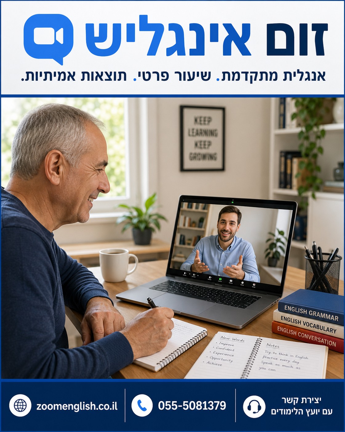 כמה עולה מורה פרטי לאנגלית אונליין? מדריך מחירים והשוואה מלאה