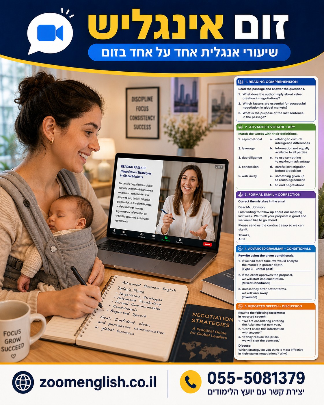 מורים לאנגלית: איך לבחור מורה שבאמת מתאים לרמה ולמטרה שלכם?