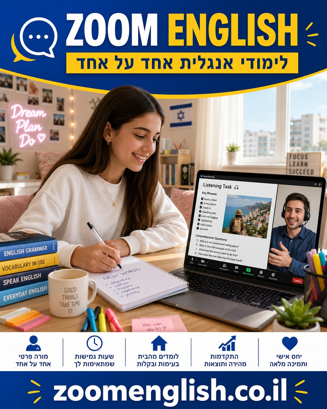 מורים לאנגלית בזול: איך לזהות שיעור משתלם ולא לבזבז חודשים
