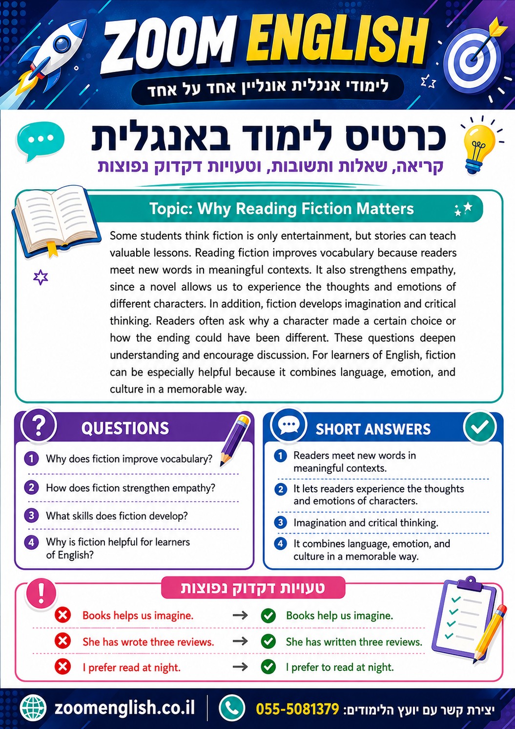 מורים לאנגלית דוברי עברית — מתי זה יתרון ומתי זה מעכב?