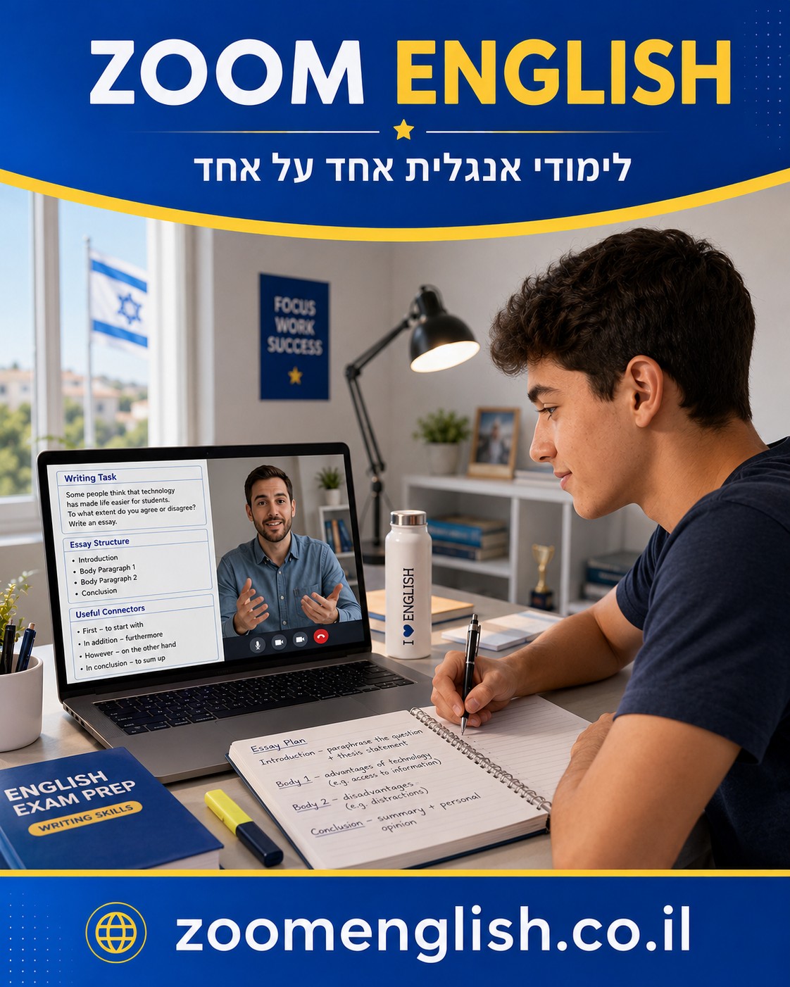 מורים לאנגלית לפי רמה: כך בוחרים מורה למתחילים ולמתקדמים
