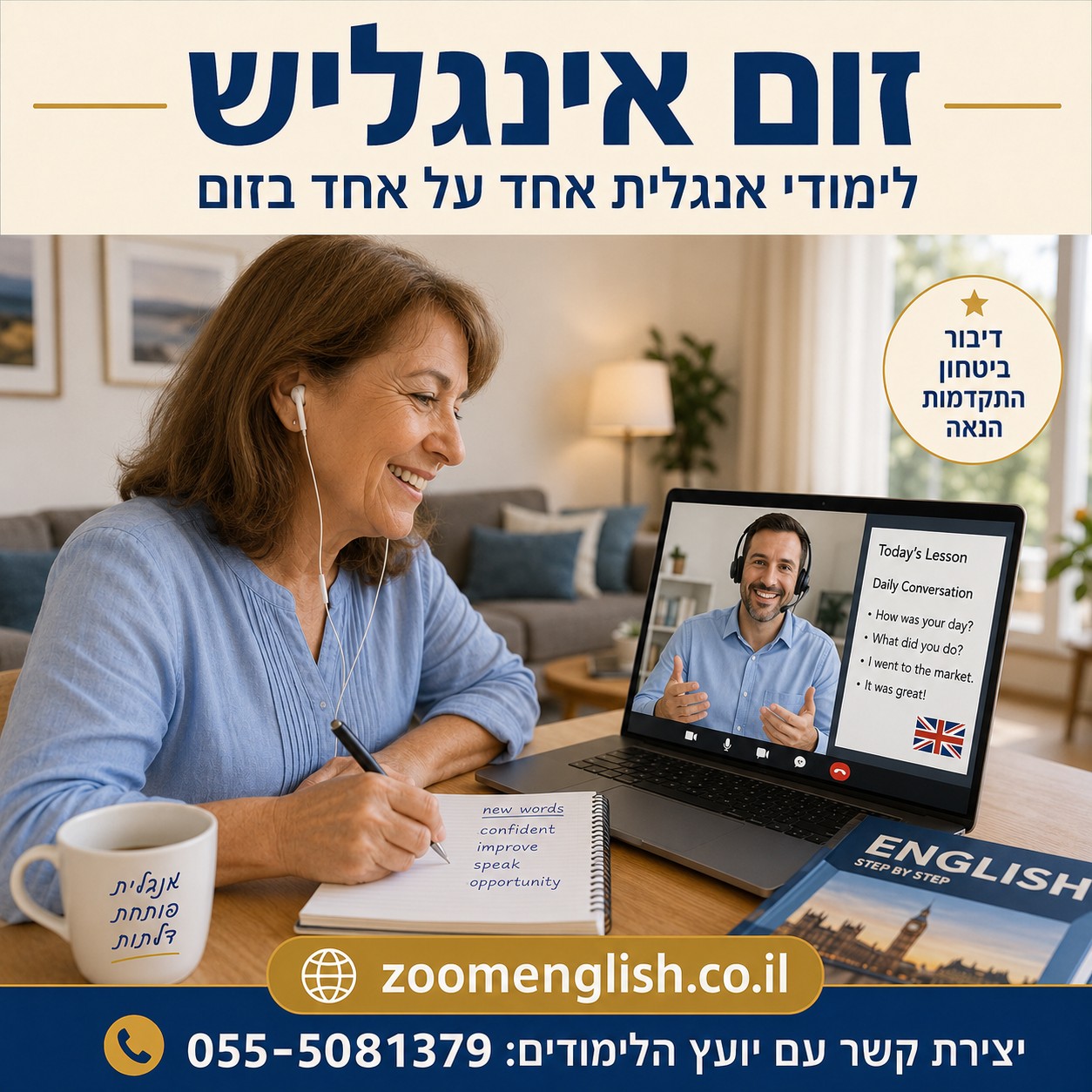 מורים לאנגלית מומלצים למבוגרים: המדריך לבחירת מורה מתאים