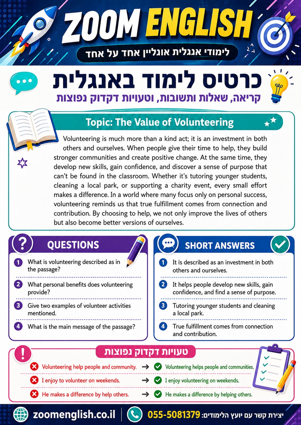 מורים לאנגלית עם המלצות — מה באמת חשוב לבדוק לפני שנרשמים?
