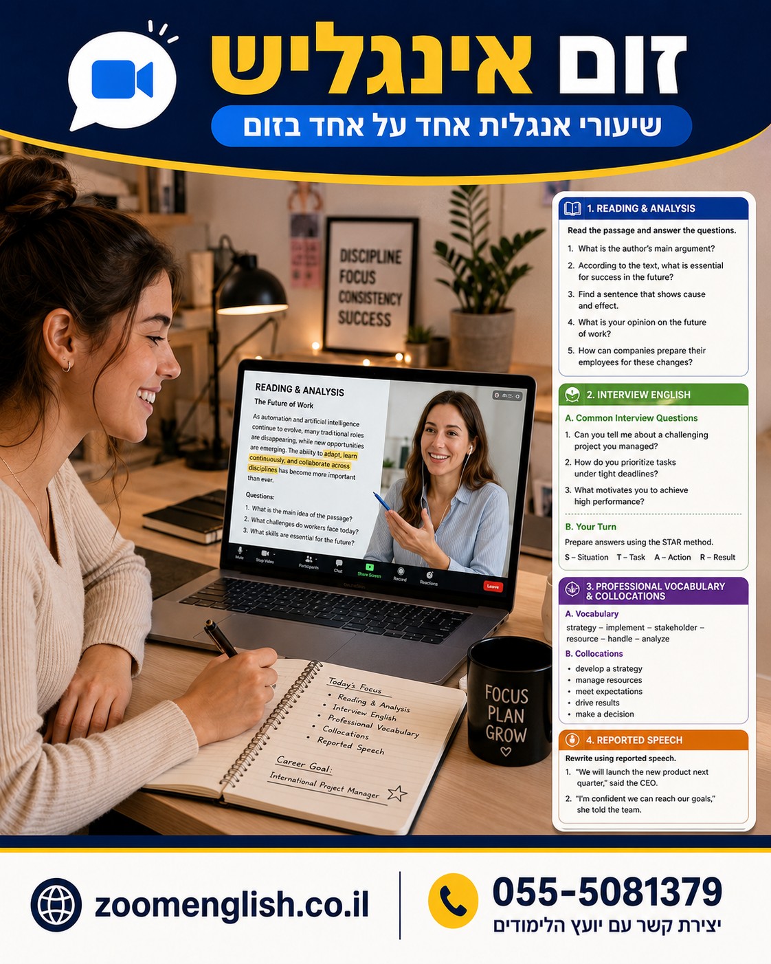 רוצה ללמוד אנגלית שוטפת בכיתה י׳? הדרך לדבר בביטחון ולהצליח בלימודים